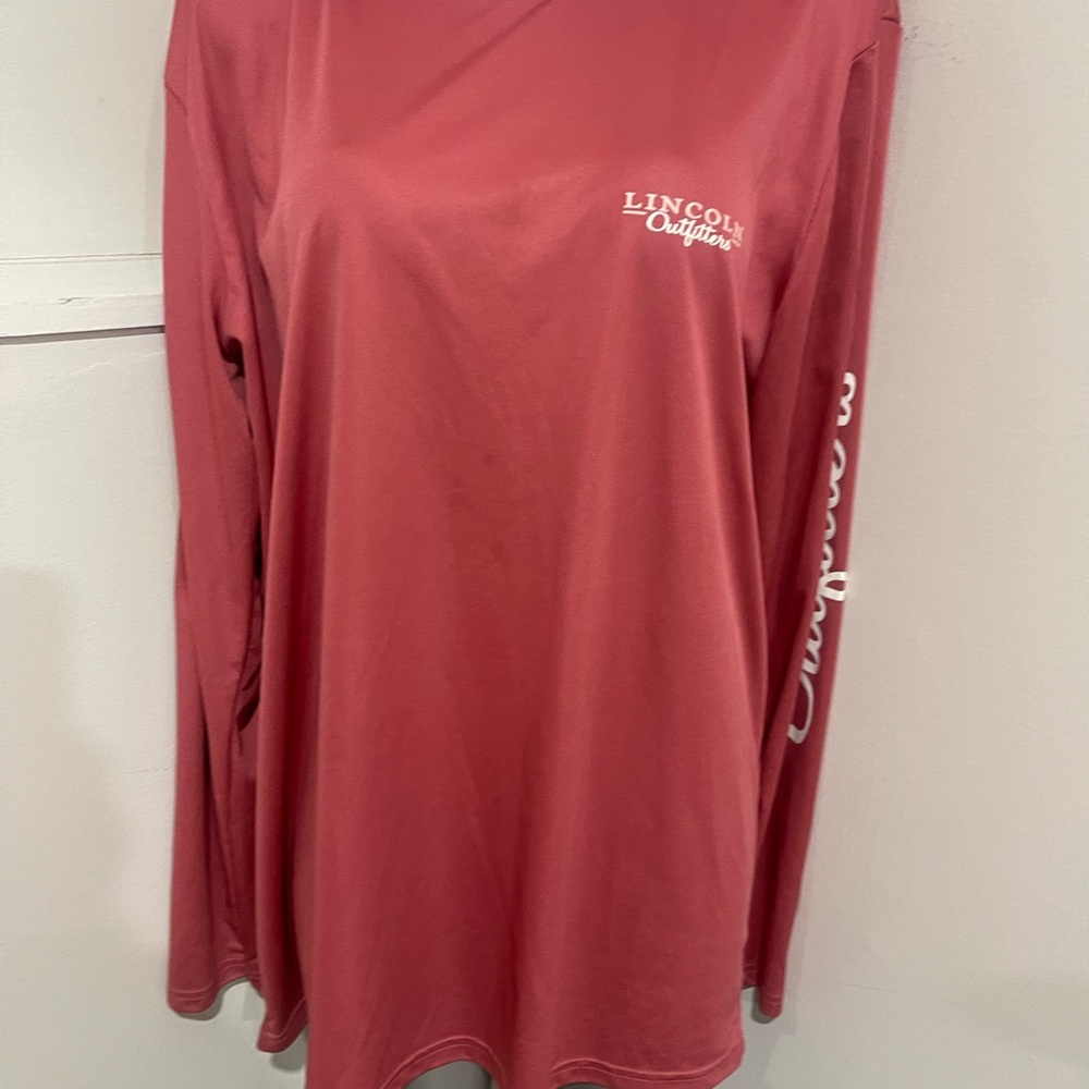 L.L. Bean Red Long Sleeve Shirt